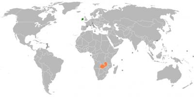 ზამბიის რუკა მსოფლიო